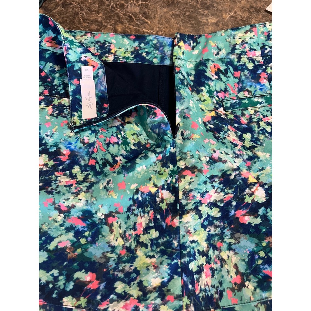 Lady Hagen Womens Blue Floral Golf Skort Size 6 Pleated Athletic Skirt Shorts - Picture 5 of 9